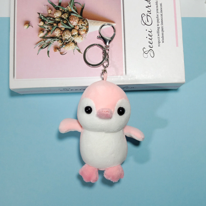 Penguin Plush Keychain – Cute Mini Stuffed Toy Bag Charm