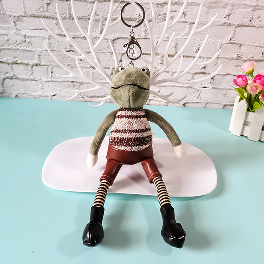 Long Legged Stuffed Animals Keychain Pendant Doll Schoolbag Student Gift