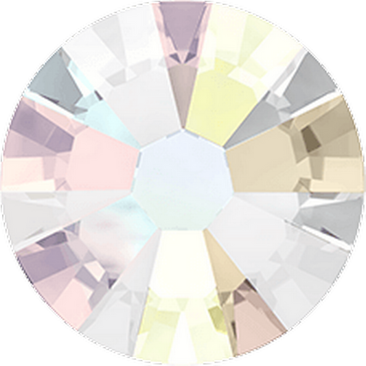 2058 - 001AB - Swarovski Flatback Crystal No Hotfix - Crystal AB
