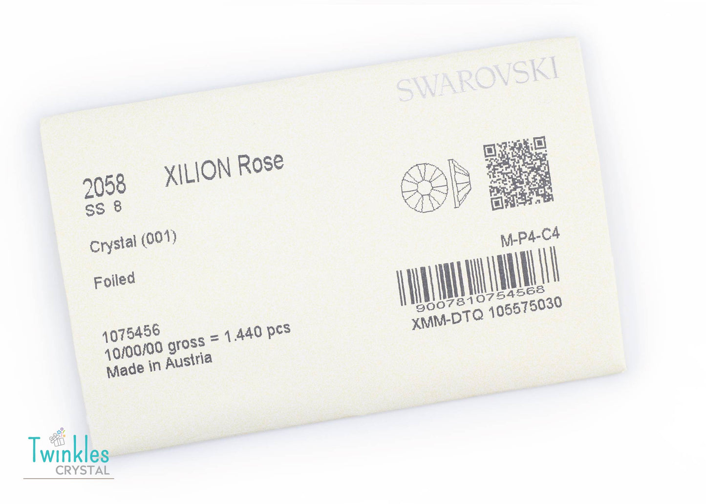 Swarovski Factory Pack Flatback Crystal No Hotfix Round Shape