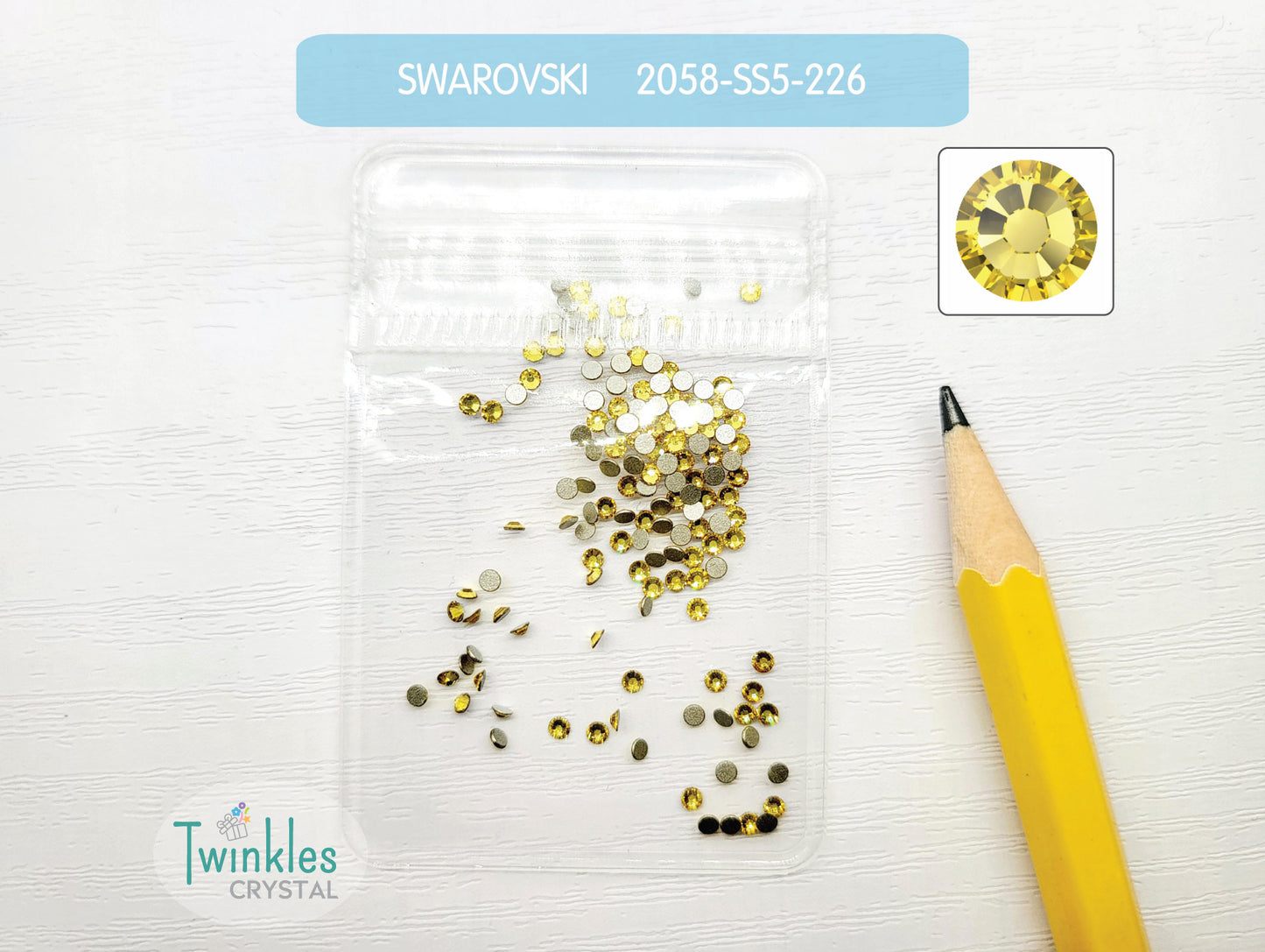 #2058-SS5 - Swarovski Flatback no Hotfix Crystal Picking Color - 144pcs