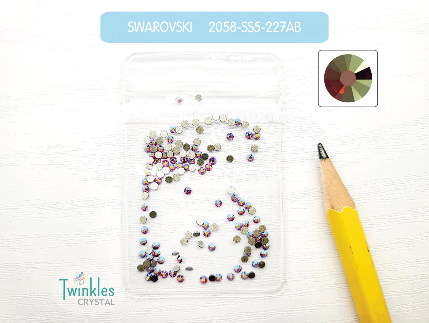 #2058-SS5 - Swarovski Flatback no Hotfix Crystal Picking Color - 144pcs