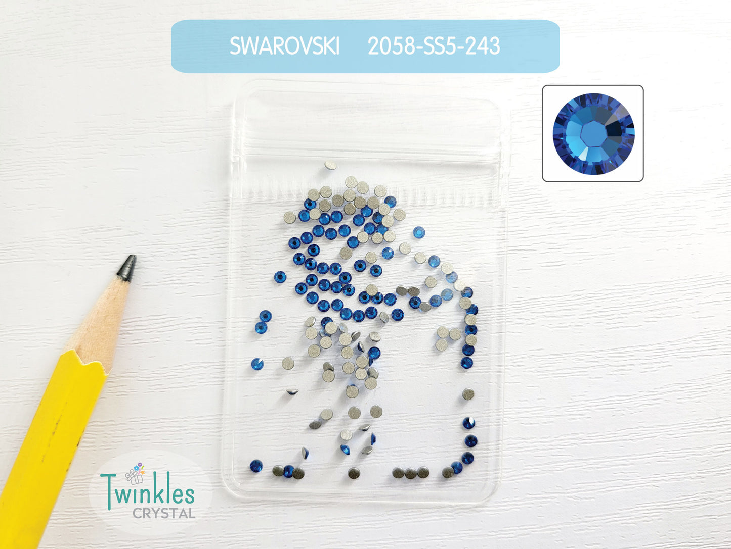 #2058-SS5 - Swarovski Flatback no Hotfix Crystal Picking Color - 144pcs