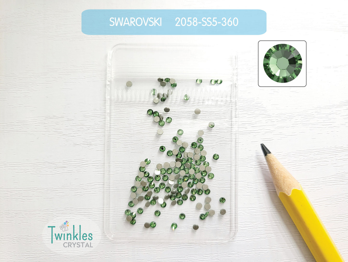 #2058-SS5 - Swarovski Flatback no Hotfix Crystal Picking Color - 144pcs