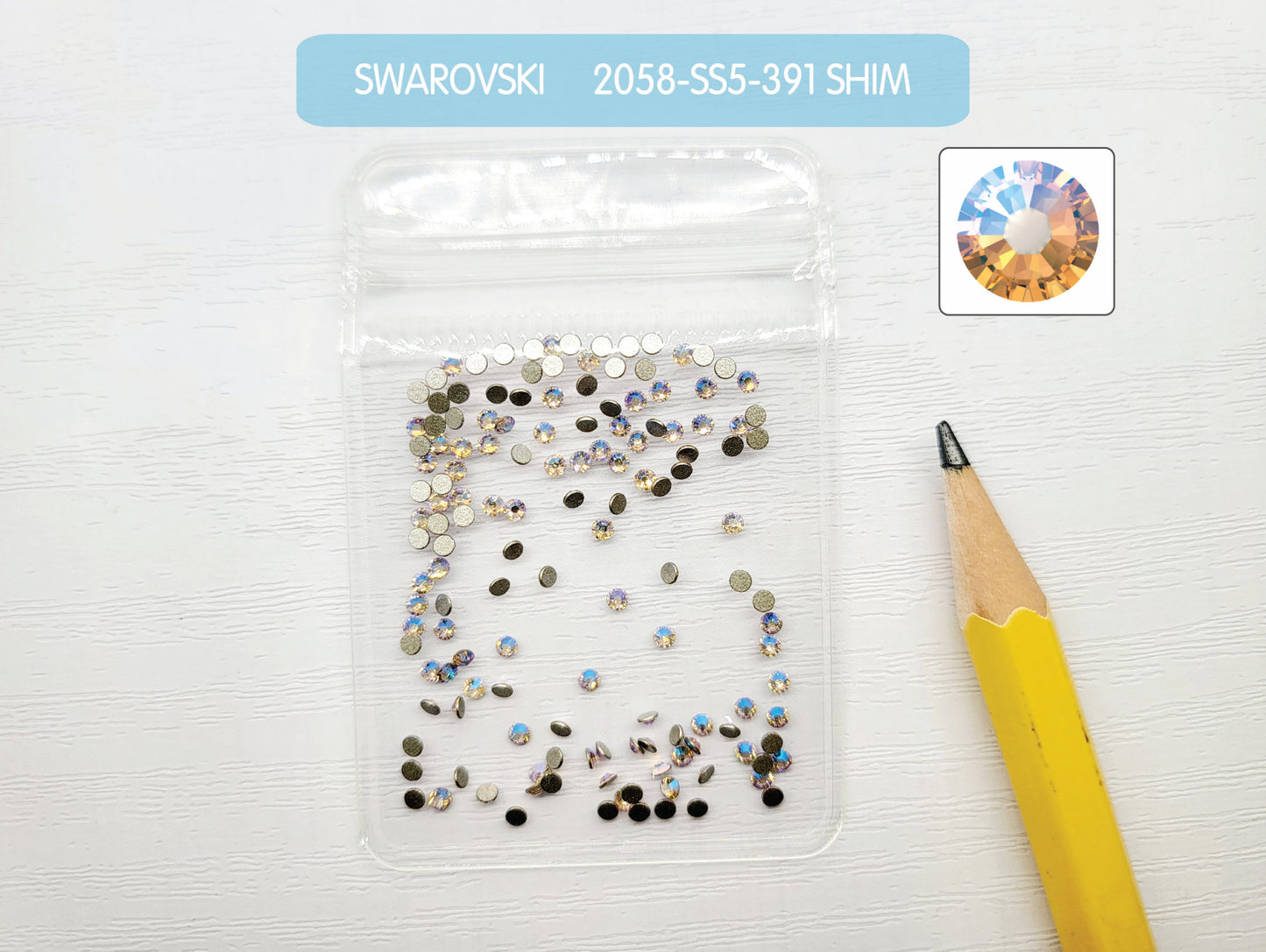 #2058-SS5 - Swarovski Flatback no Hotfix Crystal Picking Color - 144pcs