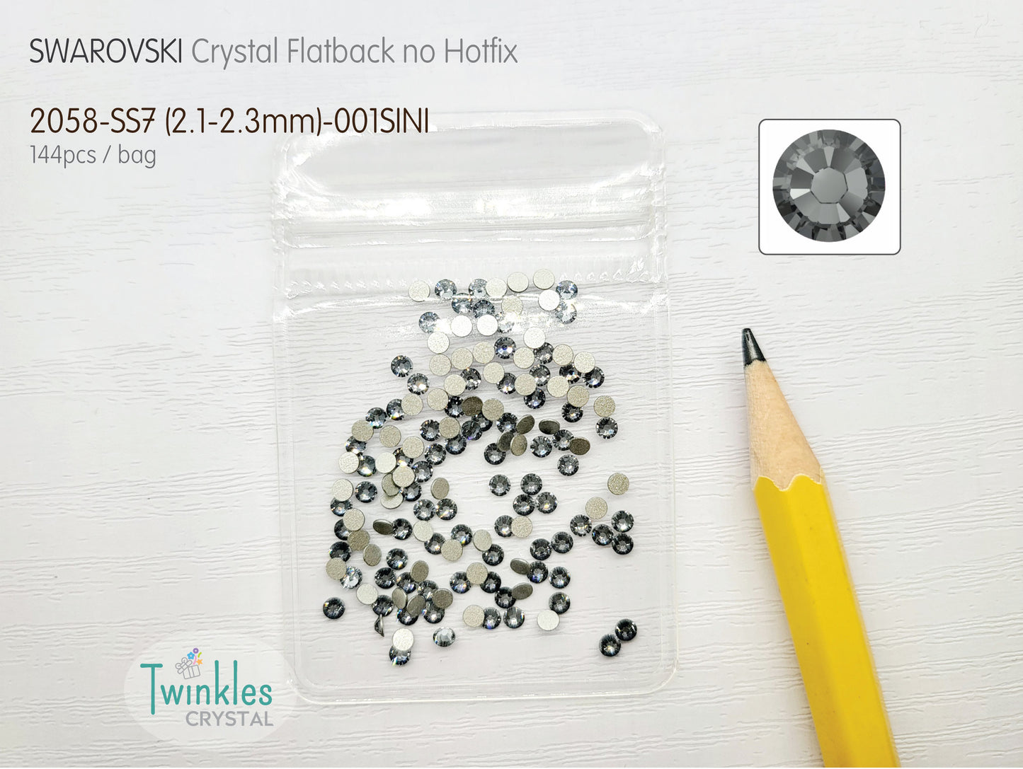 #2058-SS7 - Swarovski Flatback no Hotfix Crystal Picking Color - 144pcs