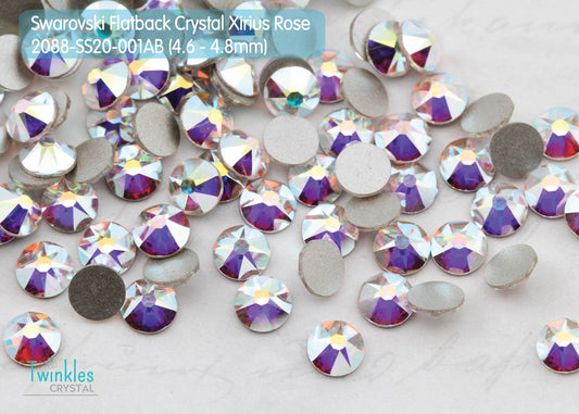 5mm (24-144pcs) 001ABF - Swarovski Flatback Crystal AB Foil - 2088-SS20-001ABF