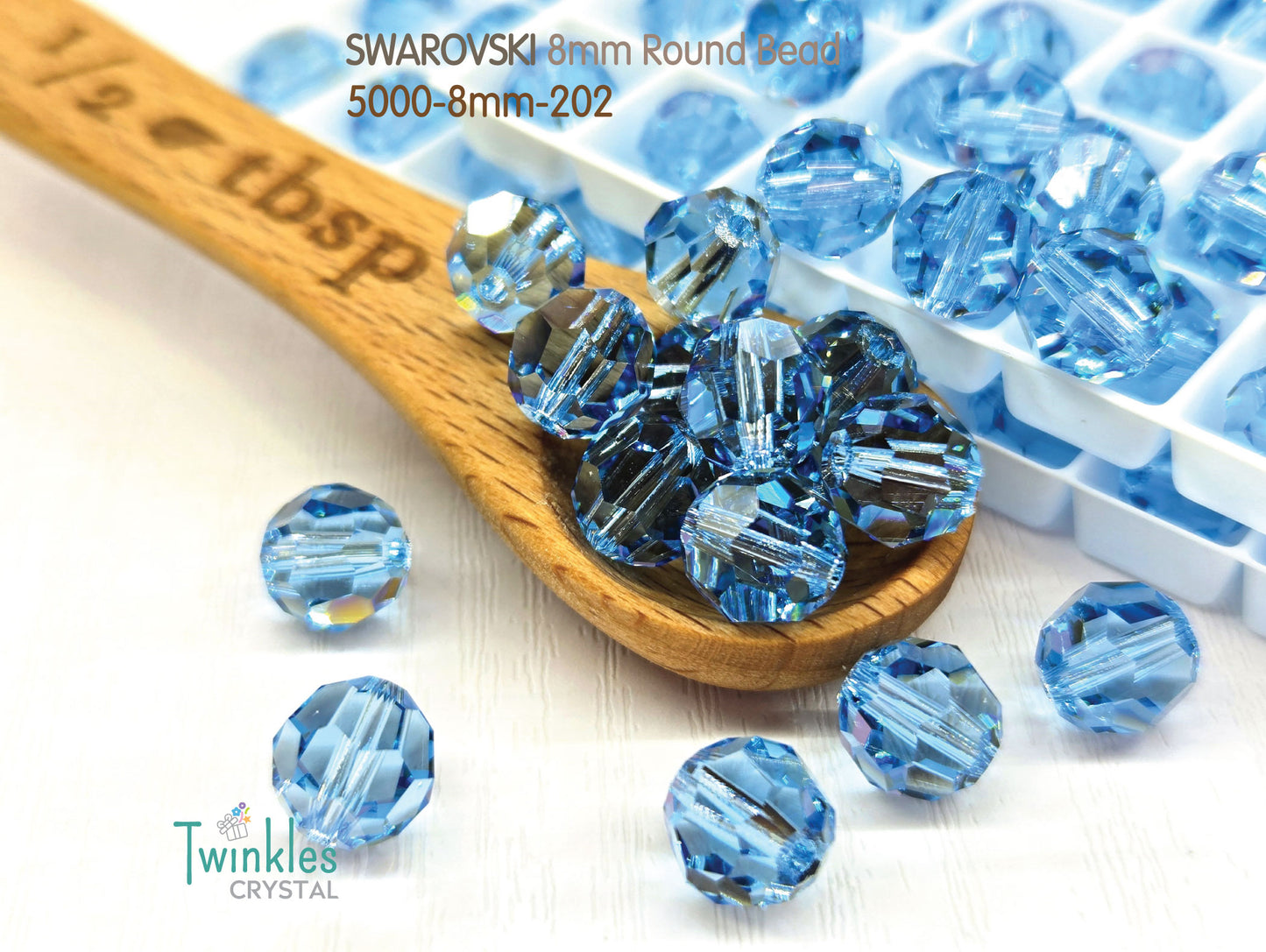 5000-8mm 24pcs - Swarovski Crystal Round Beads Pick Color