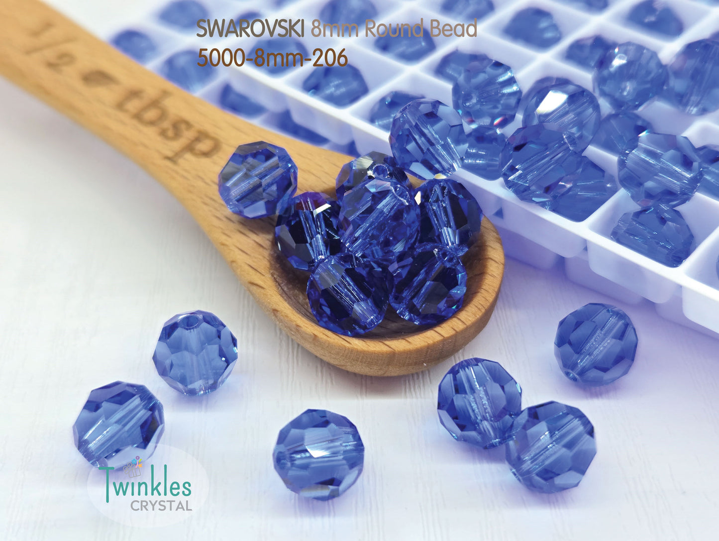5000-8mm 24pcs - Swarovski Crystal Round Beads Pick Color