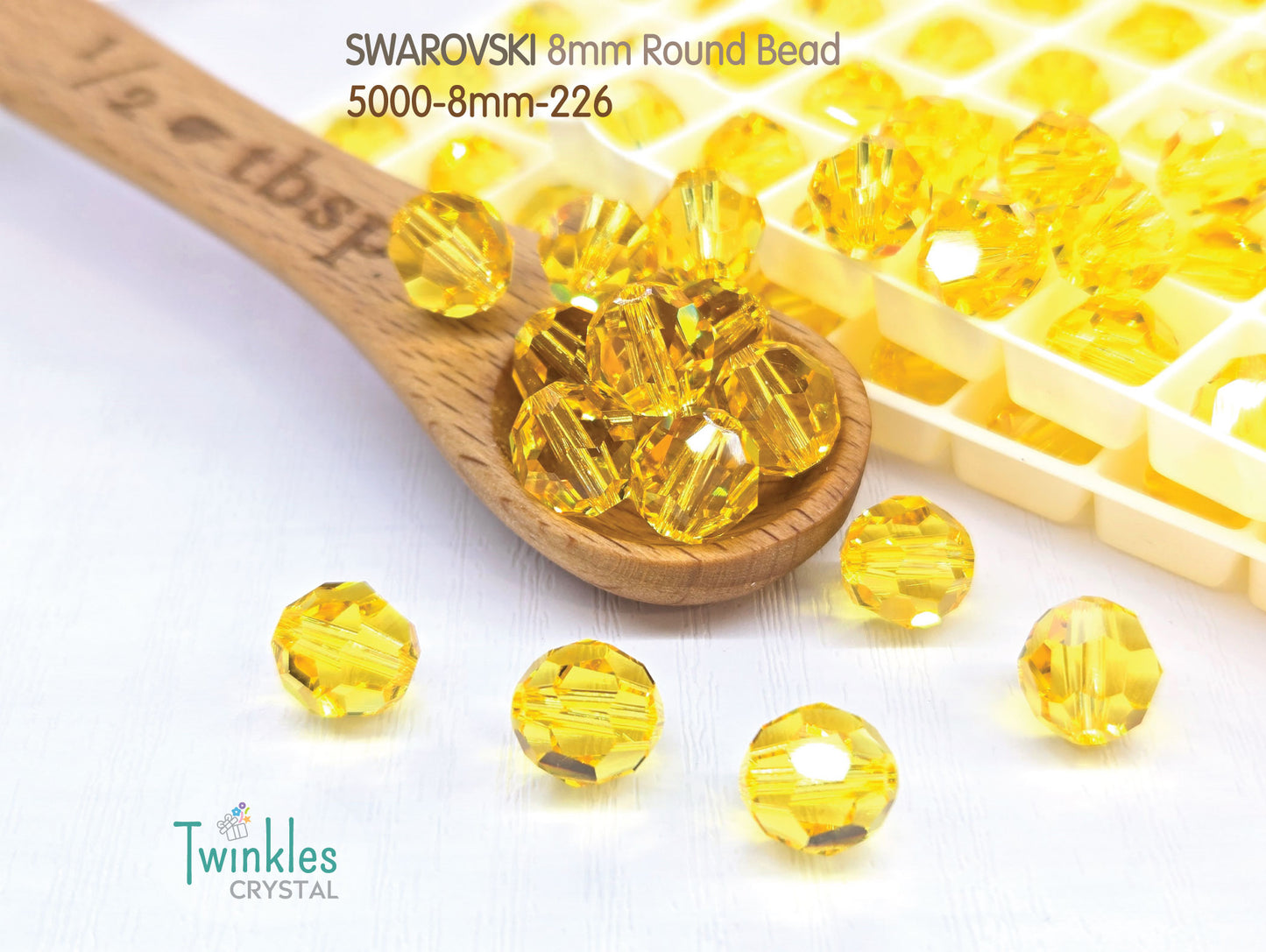 5000-8mm 24pcs - Swarovski Crystal Round Beads Pick Color