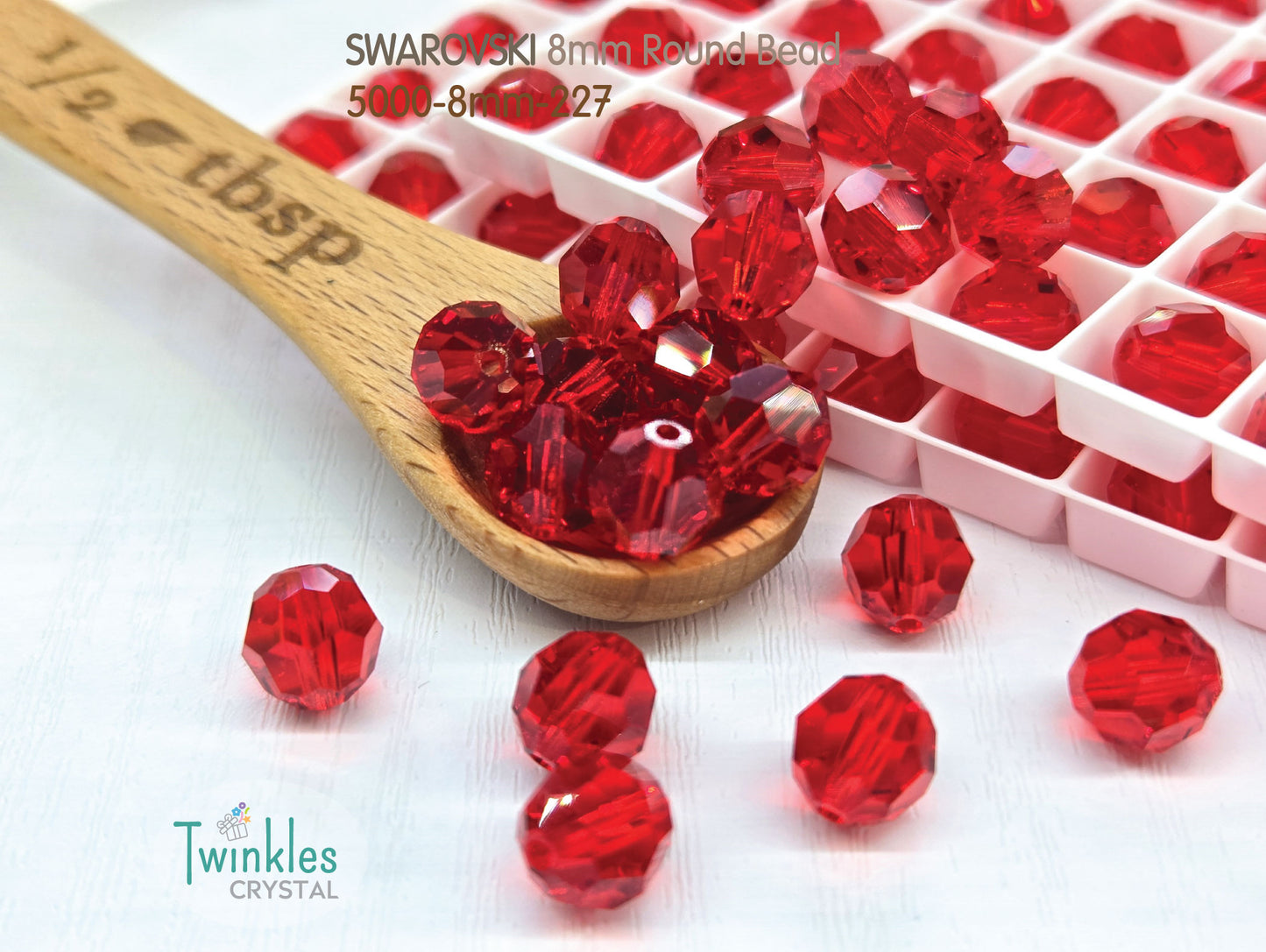 5000-8mm 24pcs - Swarovski Crystal Round Beads Pick Color