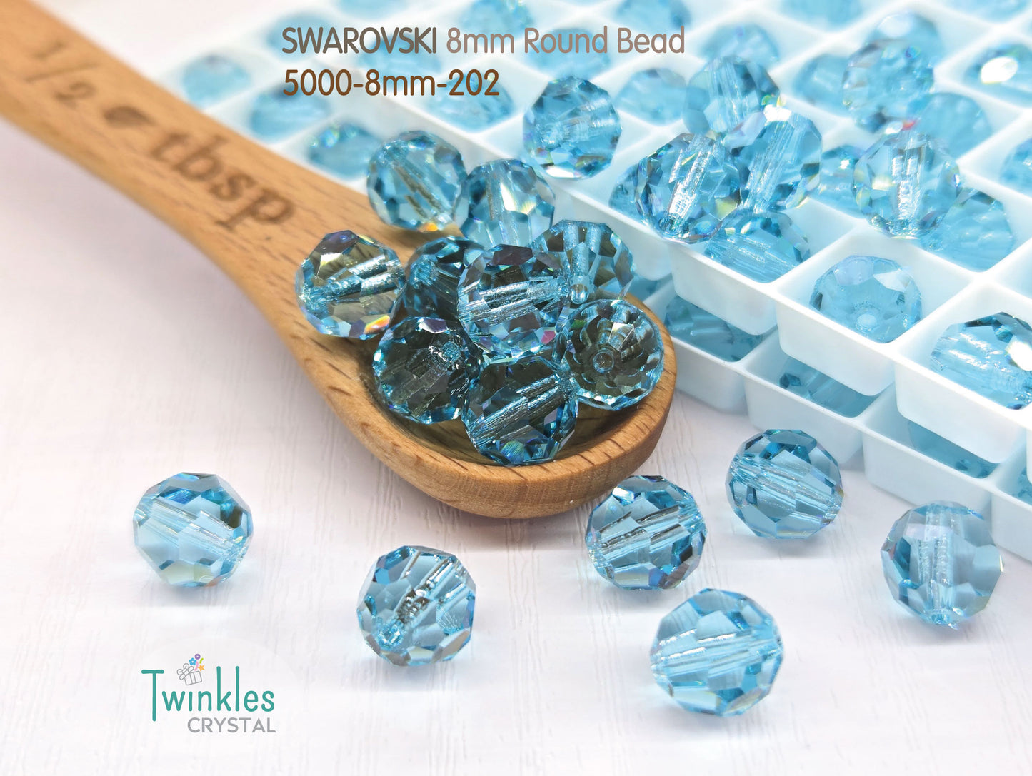 5000-8mm 24pcs - Swarovski Crystal Round Beads Pick Color