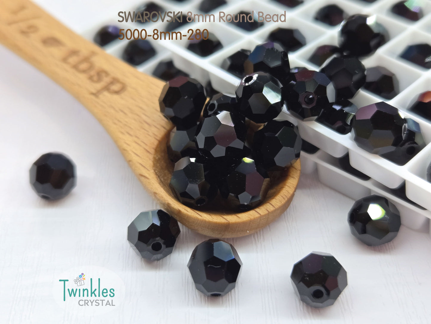 5000-8mm 24pcs - Swarovski Crystal Round Beads Pick Color