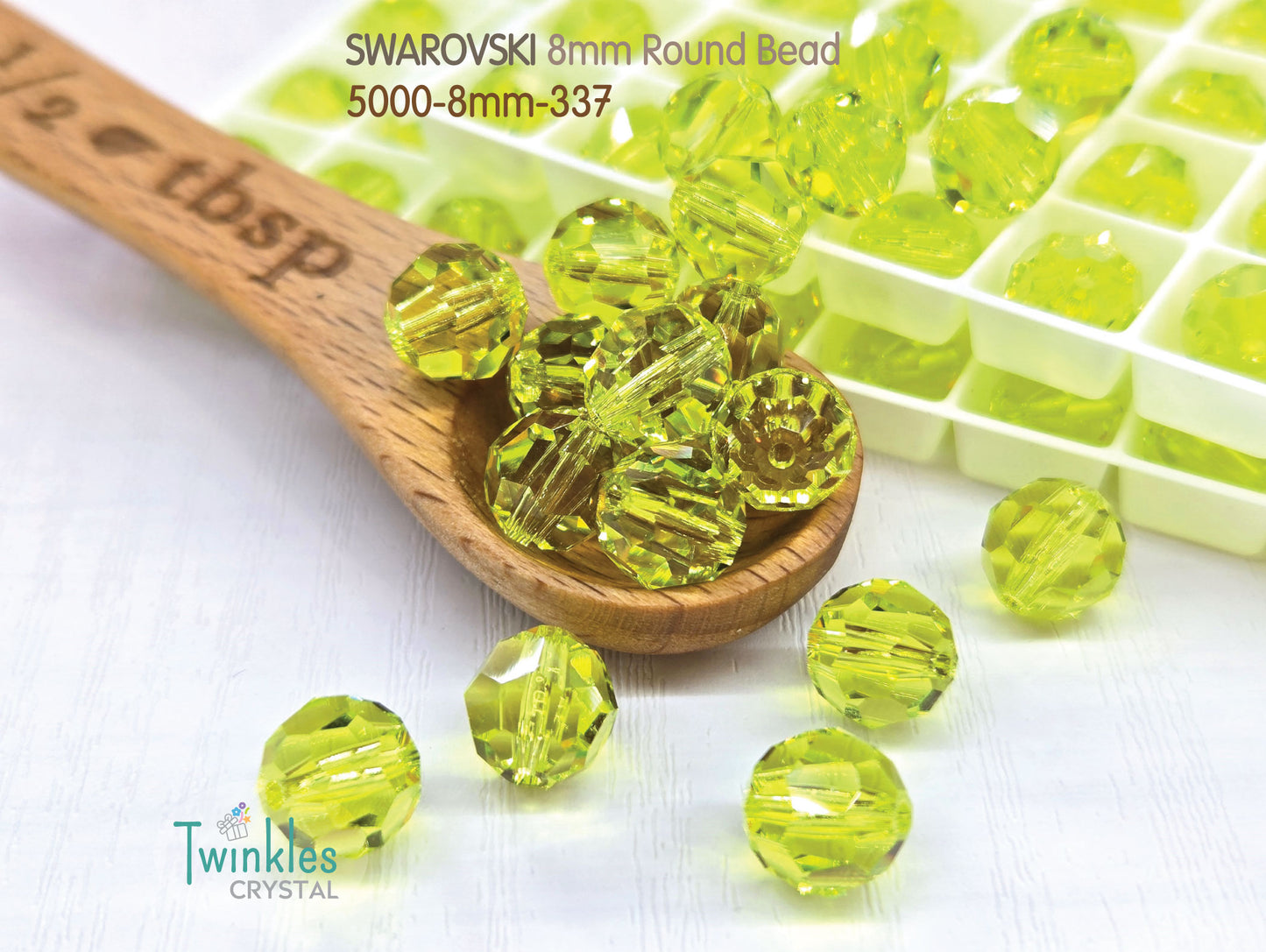 5000-8mm 24pcs - Swarovski Crystal Round Beads Pick Color