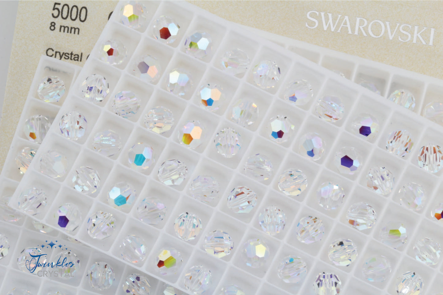 8mm - Swarovski Crystal Round Beads #5000 Pick Color - 24pcs
