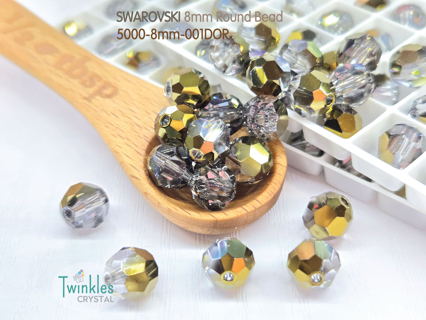 5000-8mm 24pcs - Swarovski Crystal Round Beads Pick Color