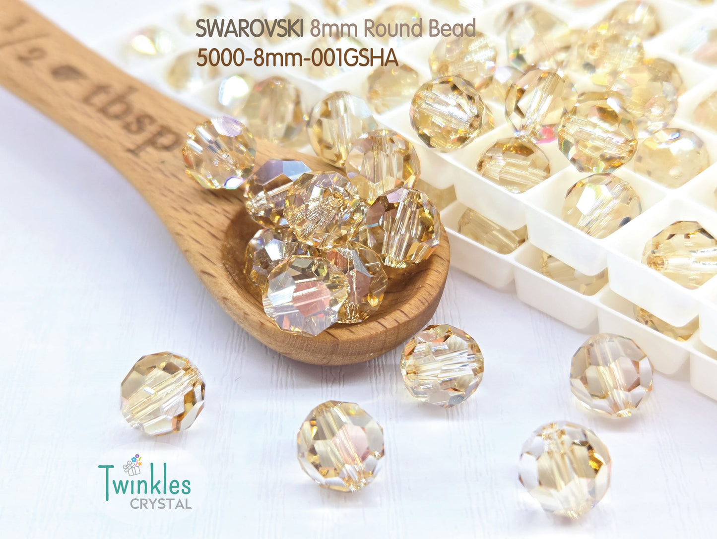 5000-8mm 24pcs - Swarovski Crystal Round Beads Pick Color
