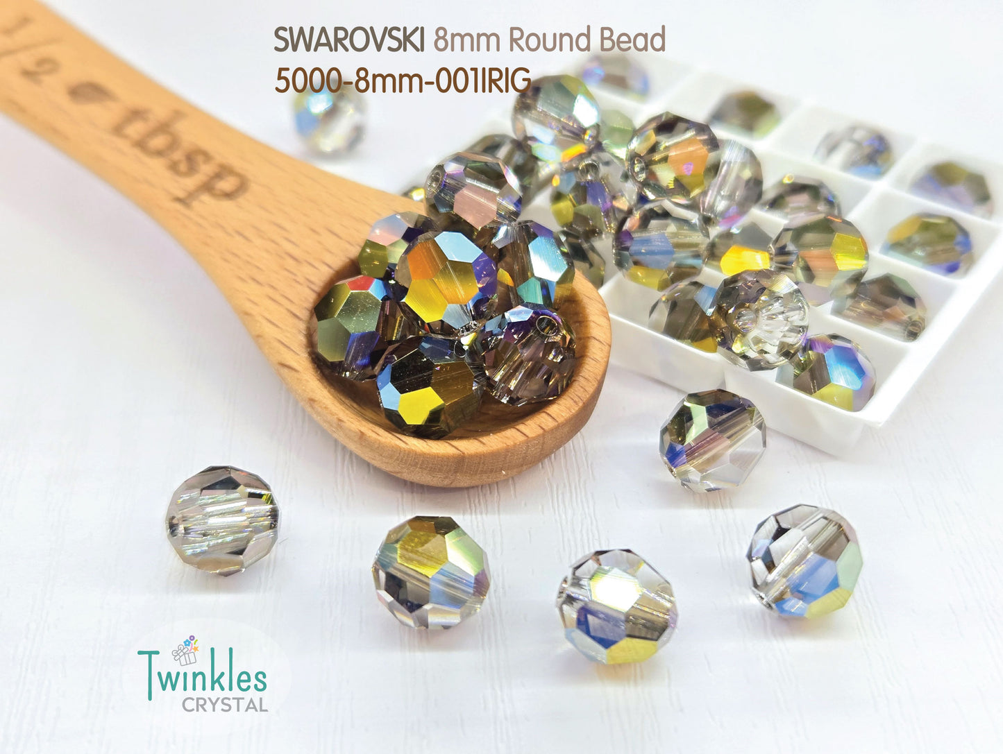 5000-8mm 24pcs - Swarovski Crystal Round Beads Pick Color