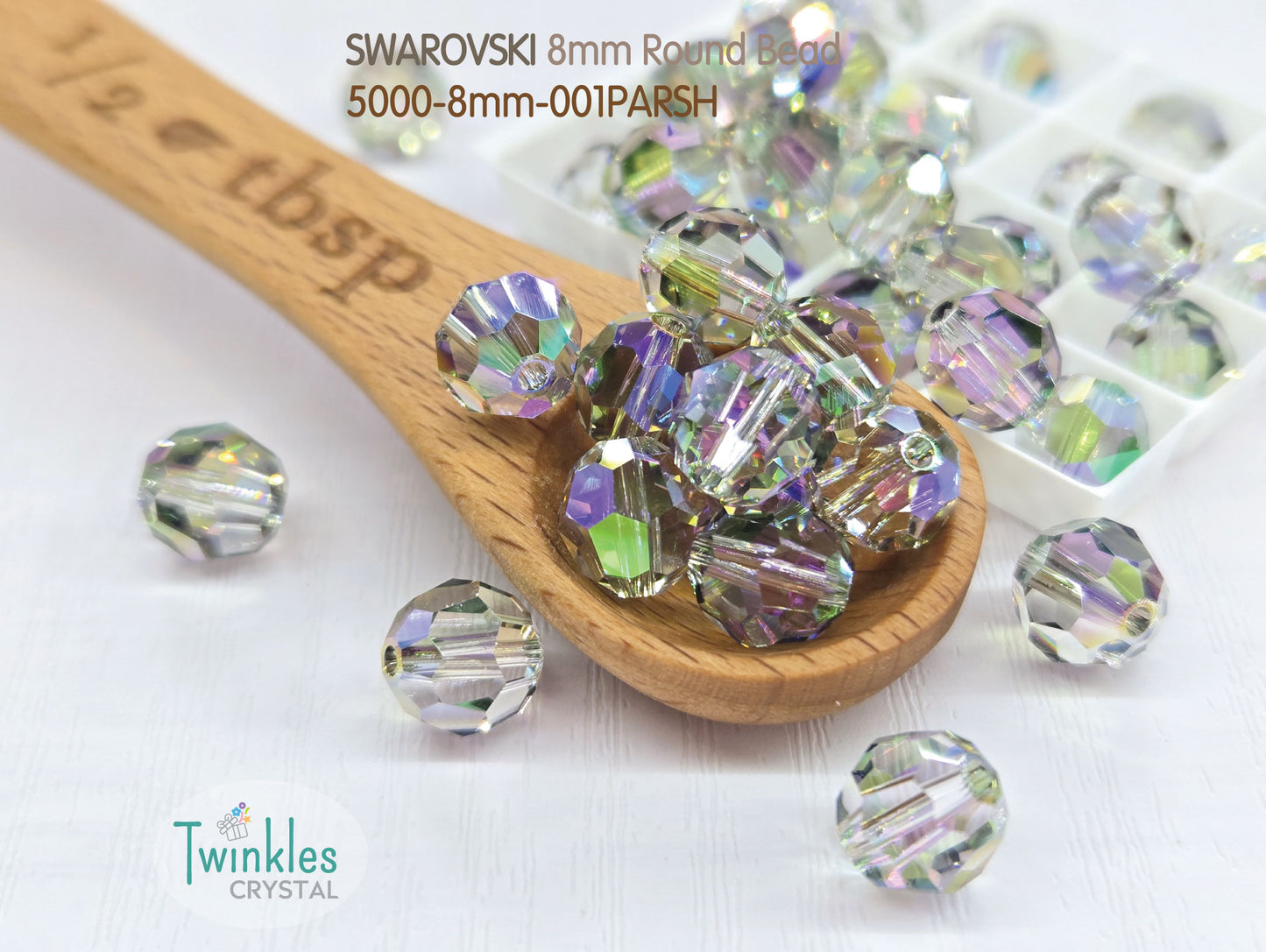5000-8mm 24pcs - Swarovski Crystal Round Beads Pick Color
