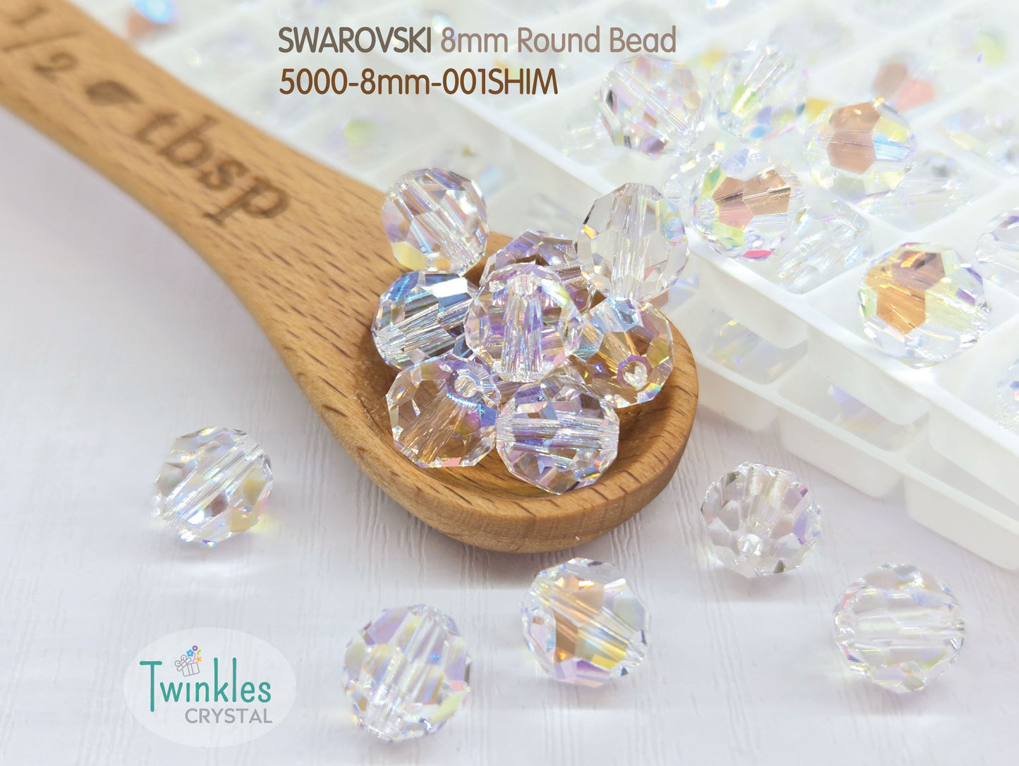 5000-8mm 24pcs - Swarovski Crystal Round Beads Pick Color