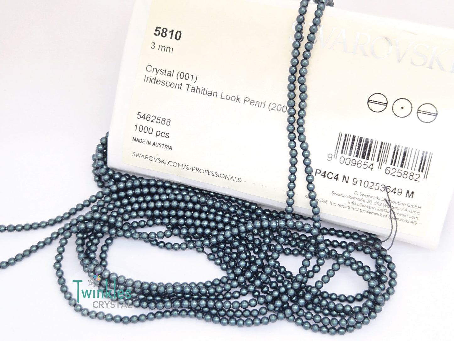 3mm Swarovski Crystal Pearl Imitation Pearl