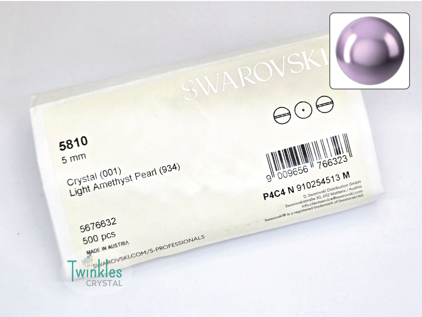 5mm Swarovski Crystal Pearl Imitation Pearl