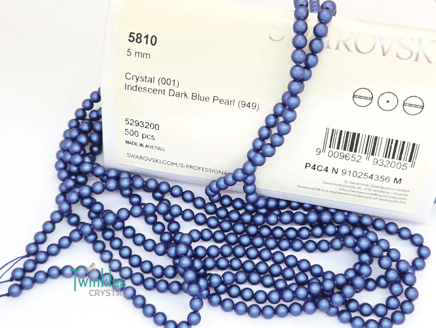 5mm Swarovski Crystal Pearl Imitation Pearl