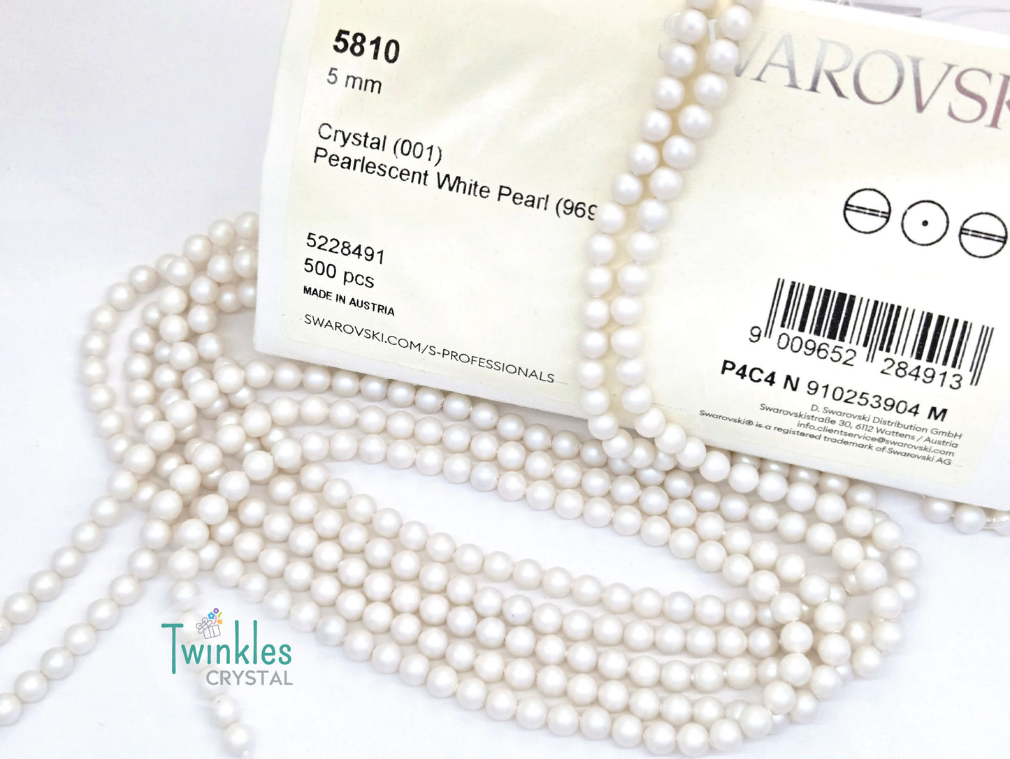 5mm Swarovski Crystal Pearl Imitation Pearl