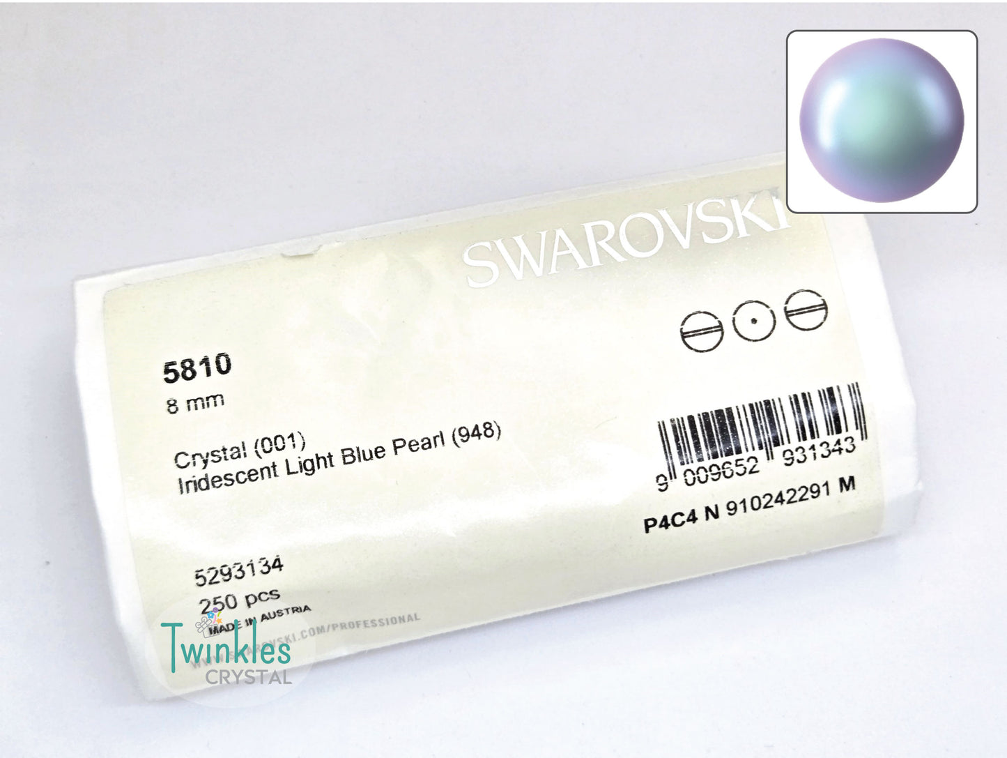 8mm Swarovski Crystal Pearl Imitation Pearl