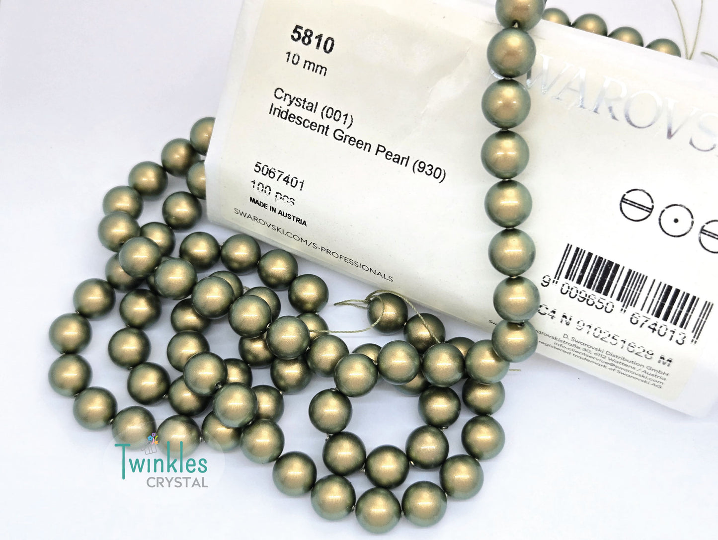 10mm Swarovski Crystal Pearl Imitation Pearl