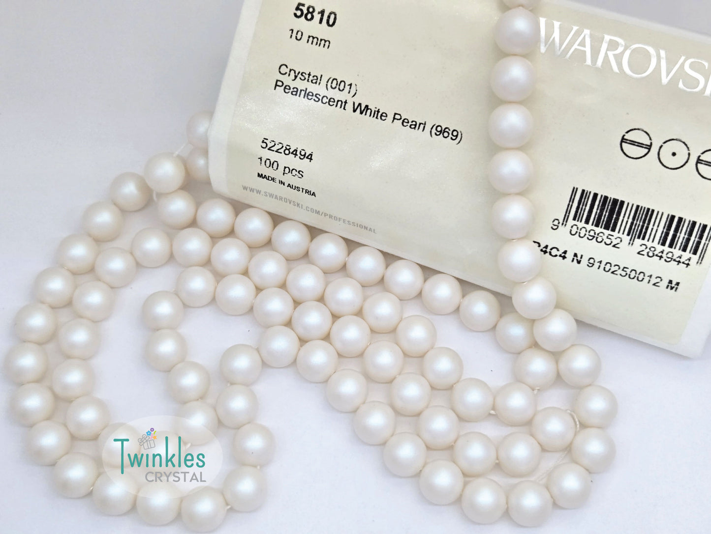 10mm Swarovski Crystal Pearl Imitation Pearl