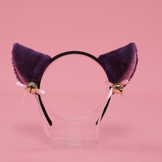 Woolen Funny Mini Cat Ears Hairband - Animal Hairband