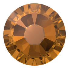 2058 - 001COP - Swarovski Flatback Crystal No Hotfix - Crystal Copper