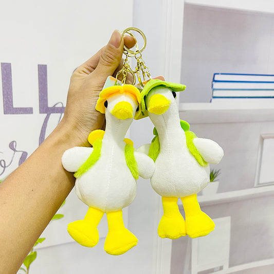 Duck Plush Keychain – Adorable Stuffed Animal Bag Charm Backpack Pendant