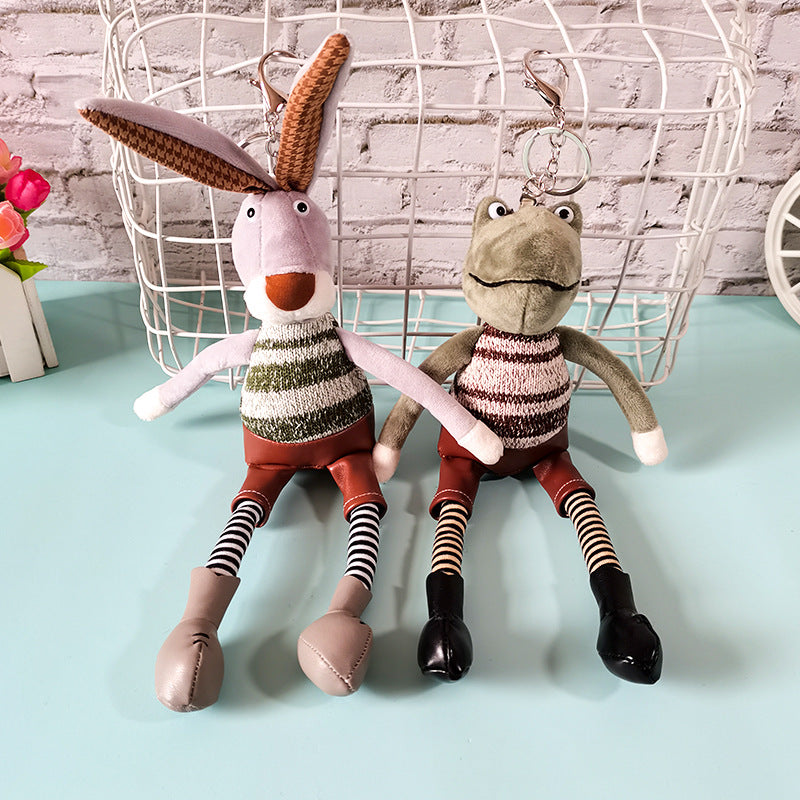 Long Legged Stuffed Animals Keychain Pendant Doll Schoolbag Student Gift